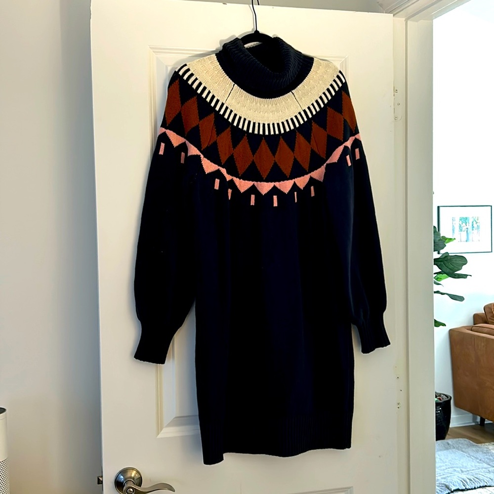 Walmart Navy Sweater Dress - Size Large - Worn Once